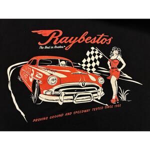 Vintage Racing Graphic T-shirt, Anvil Label Blue Line Size XL HOM5889